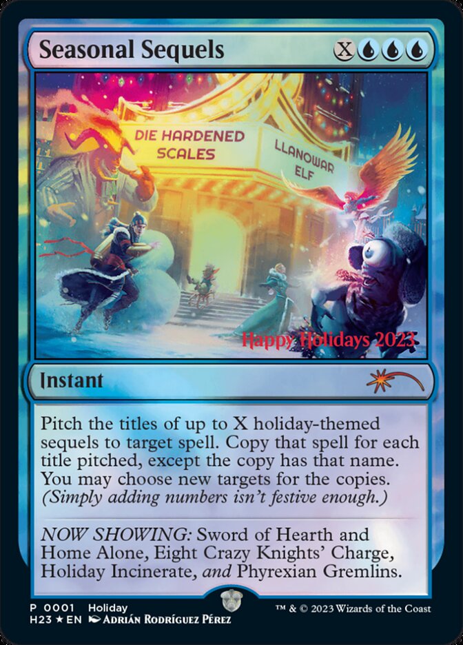 Seasonal Sequels - Foil - Holiday Promo