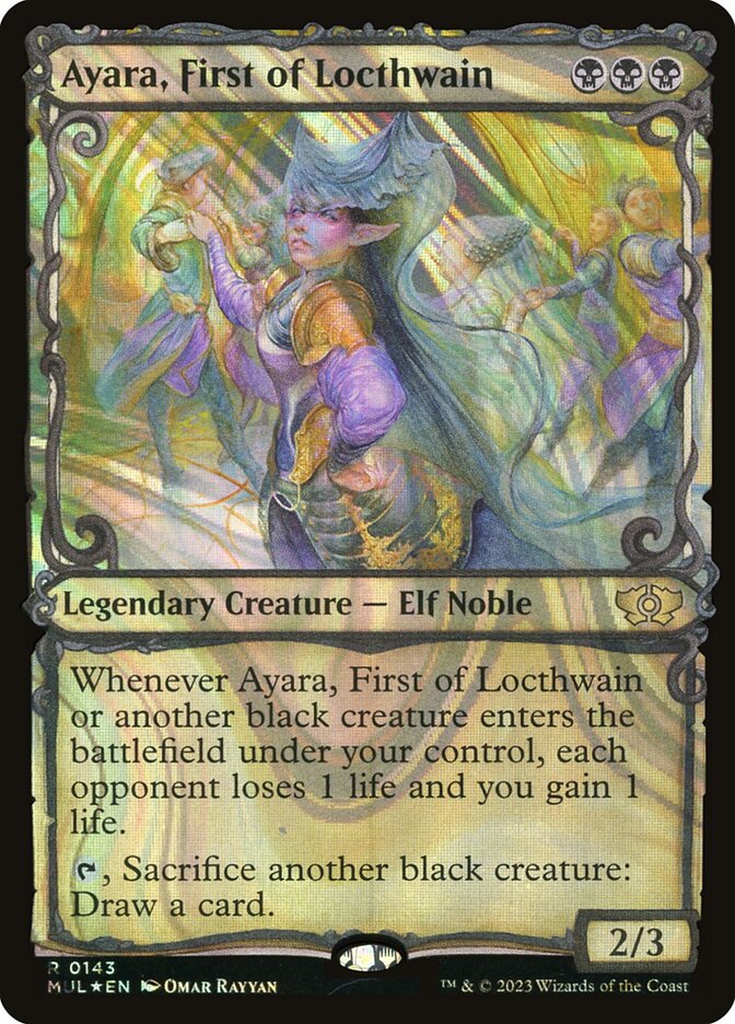 Ayara, First of Locthwain - Halo Foil