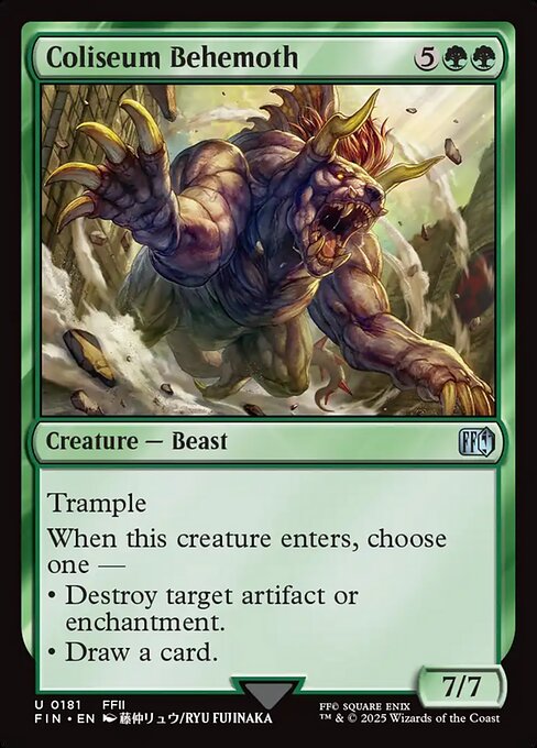 Coliseum Behemoth - Foil