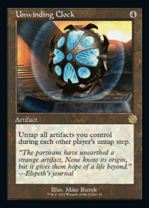 Unwinding Clock - Foil
