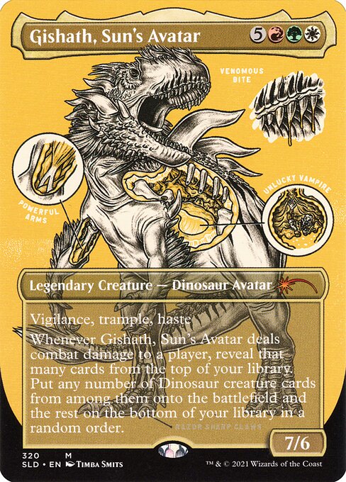Gishath, Sun's Avatar - Foil Etched