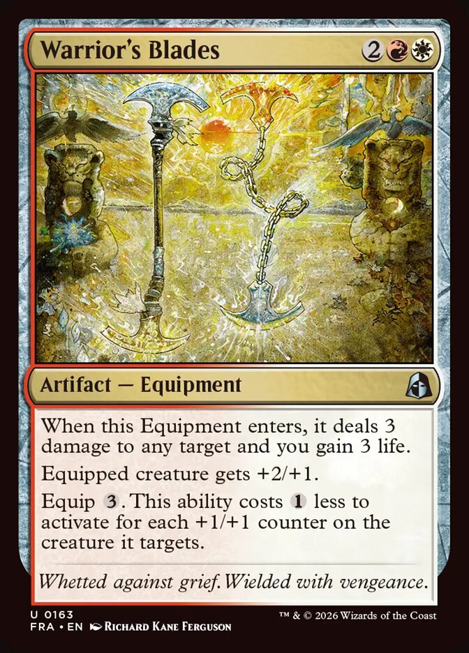 Warrior's Blades - Foil
