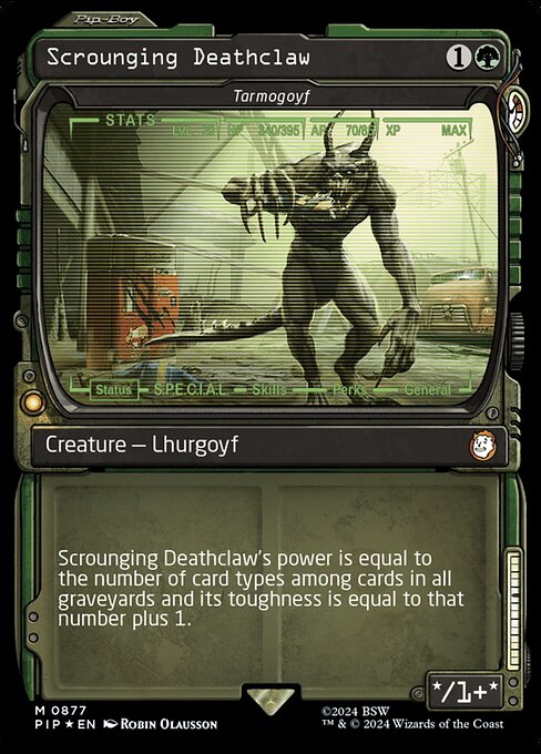 Tarmogoyf (Scrounging Deathclaw) - Surge Foil
