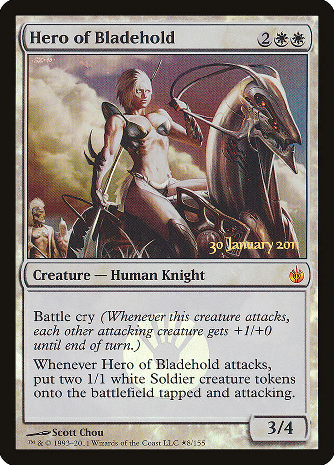 Hero of Bladehold - Foil - Prerelease Promo