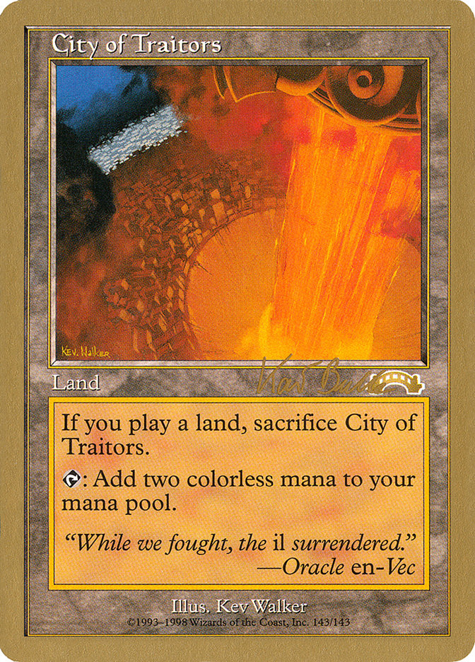 City of Traitors - World Championships Tokyo 1999