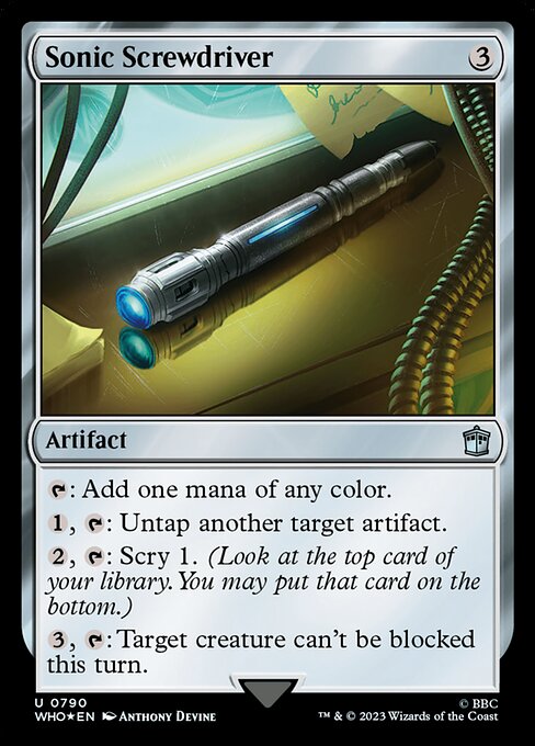 Sonic Screwdriver - Surge Foil