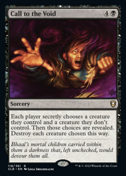 Call to the Void - Foil