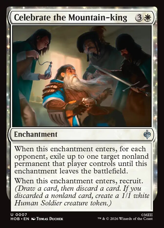 Celebrate the Mountain-king - Foil