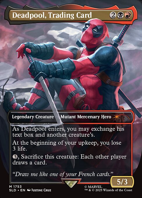Deadpool, Trading Card - Foil