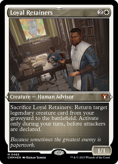 Loyal Retainers - Foil-Etched