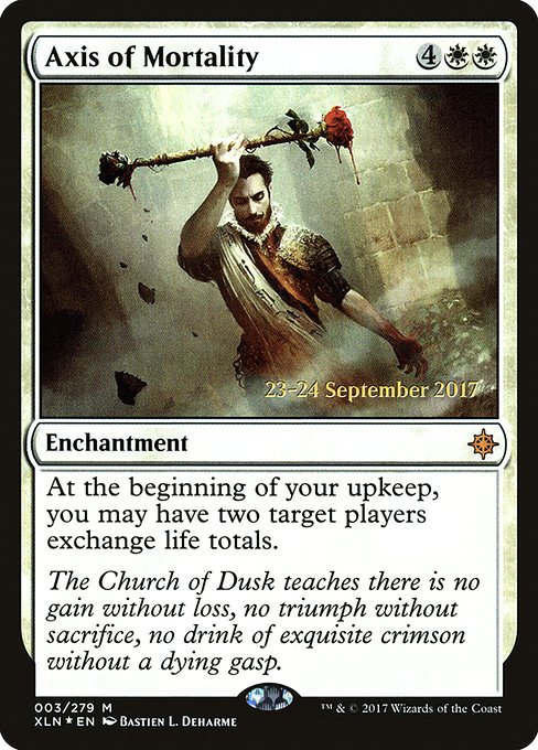 Axis of Mortality - Foil - Prerelease Promo