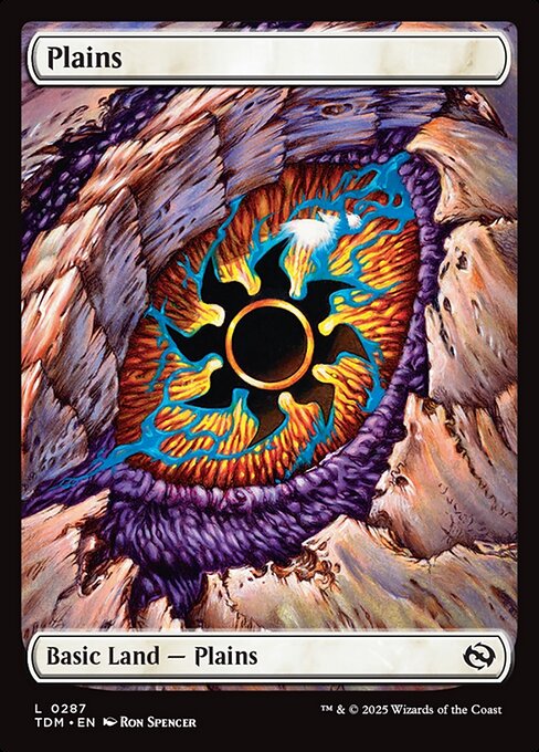 Plains (287) - Dragon Eye Full Art Foil