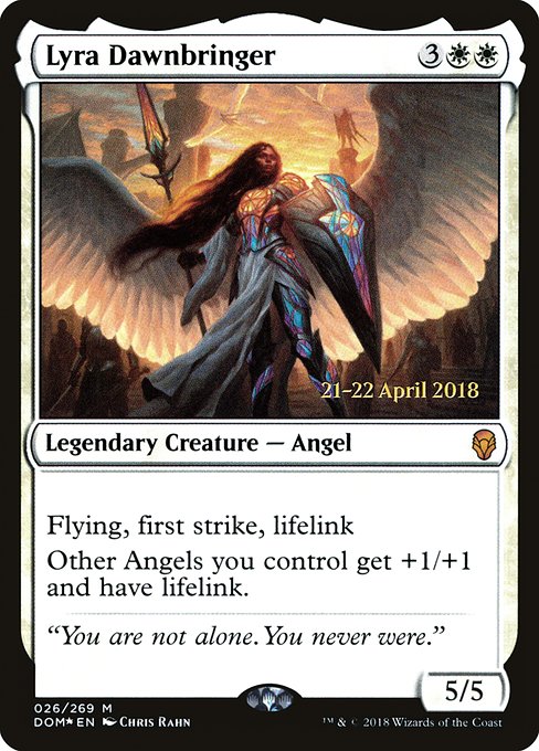 Lyra Dawnbringer - Foil - Prerelease Promo