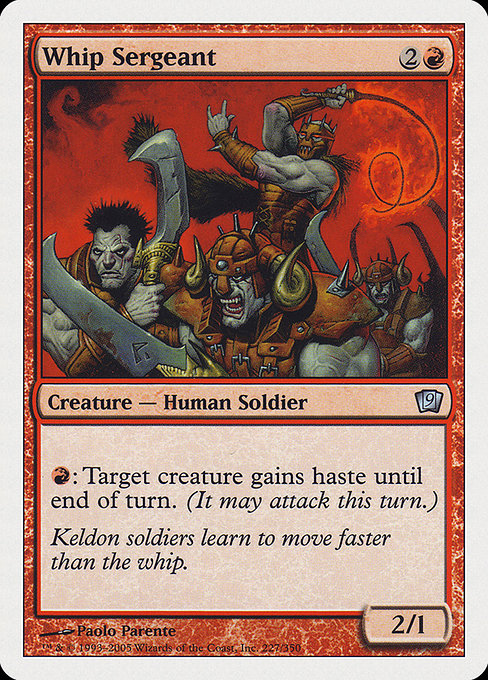 Whip Sergeant - Foil