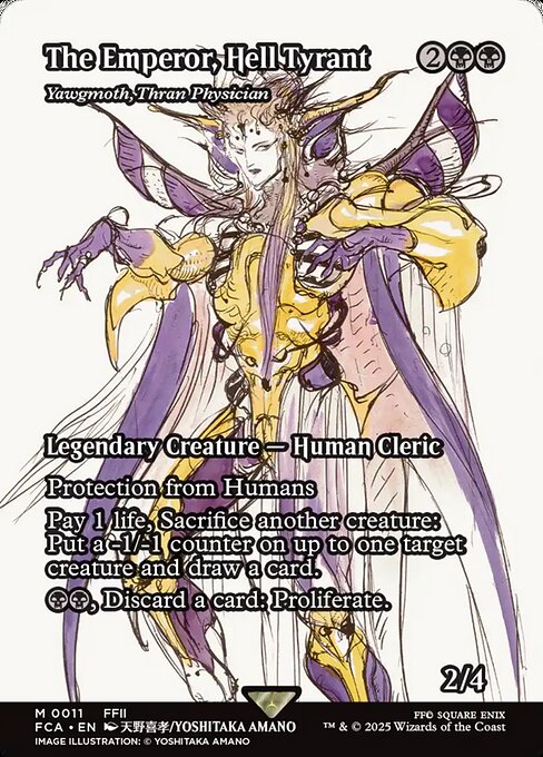 Yawgmoth, Thran Physician (The Emperor, Hell Tyrant) - Foil