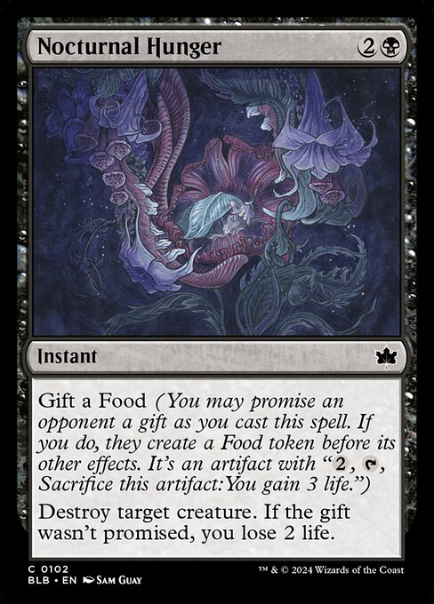 Nocturnal Hunger - Foil