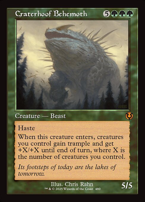 Craterhoof Behemoth - Foil