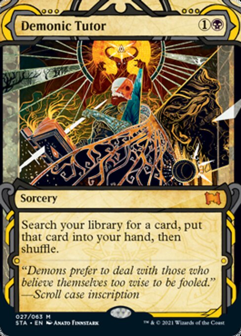 Demonic Tutor - Foil-Etched