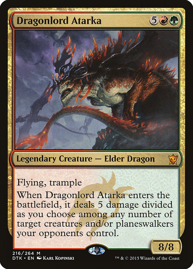 Dragonlord Atarka - Foil