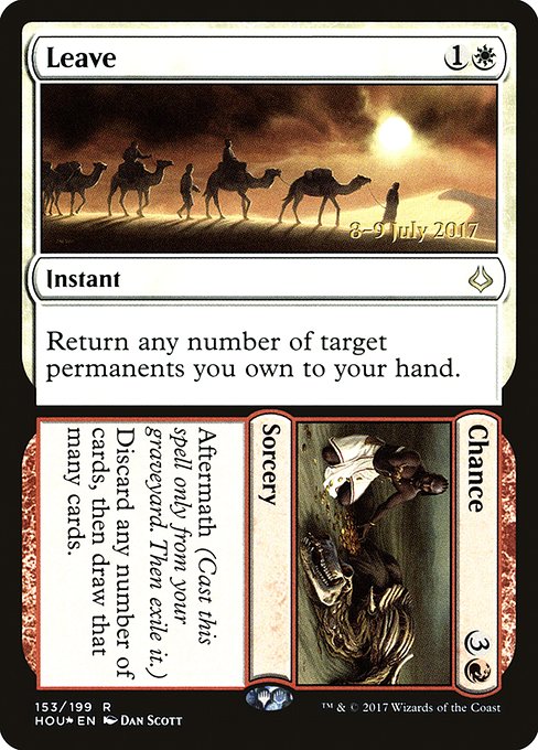 Leave // Chance - Foil - Prerelease Promo