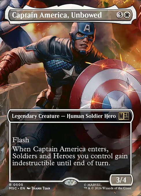 Captain America, Unbowed - Foil