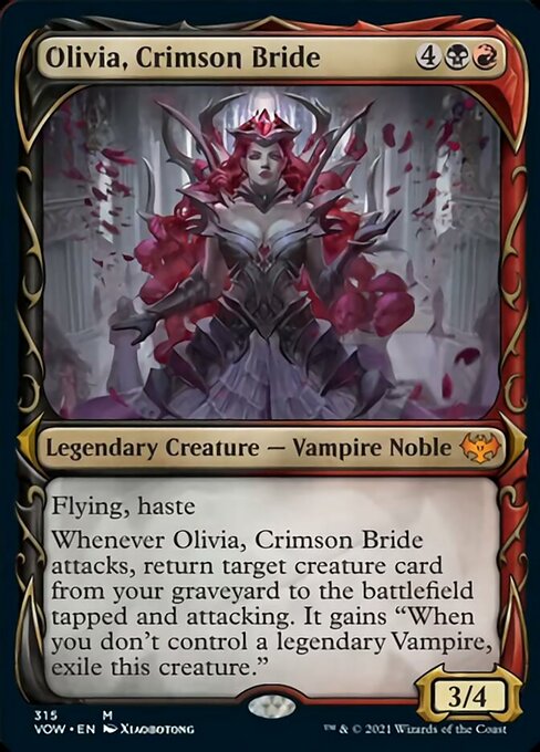 Olivia, Crimson Bride - Foil
