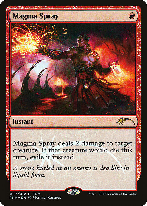 Magma Spray - Foil - FNM Promo