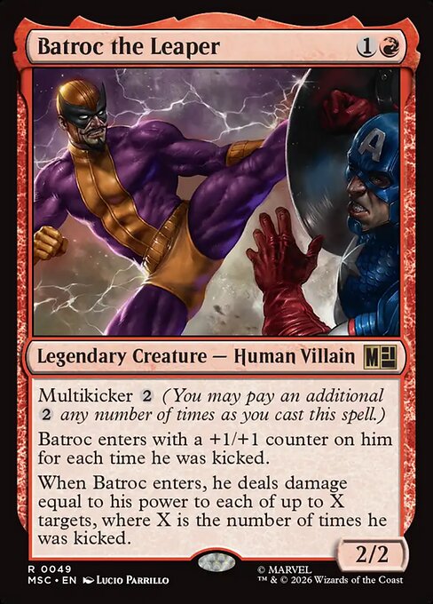 Batroc the Leaper - Surge Foil