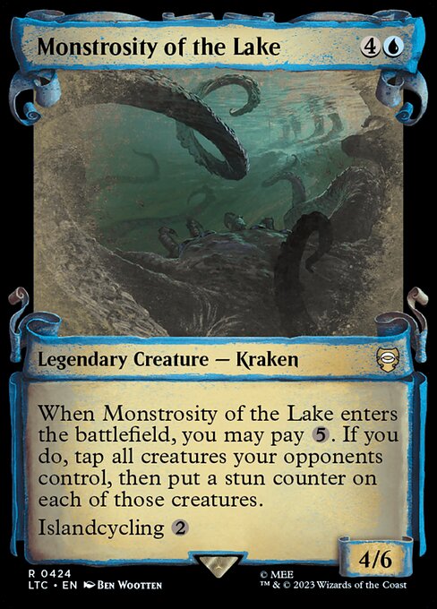 Monstrosity of the Lake - Silver Foil