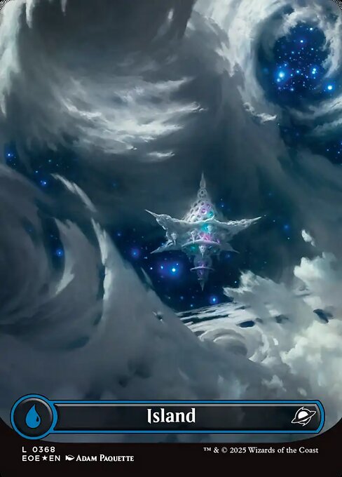 Island (368) Full Art - Galaxy Foil