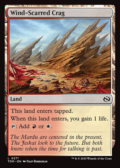 Wind-Scarred Crag - Foil