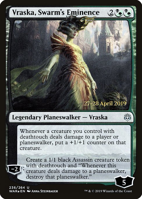 Vraska, Swarm's Eminence - Foil - Prerelease Promo
