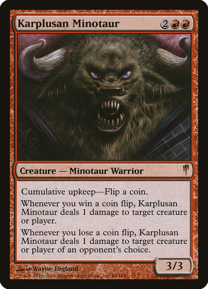 Karplusan Minotaur - Foil