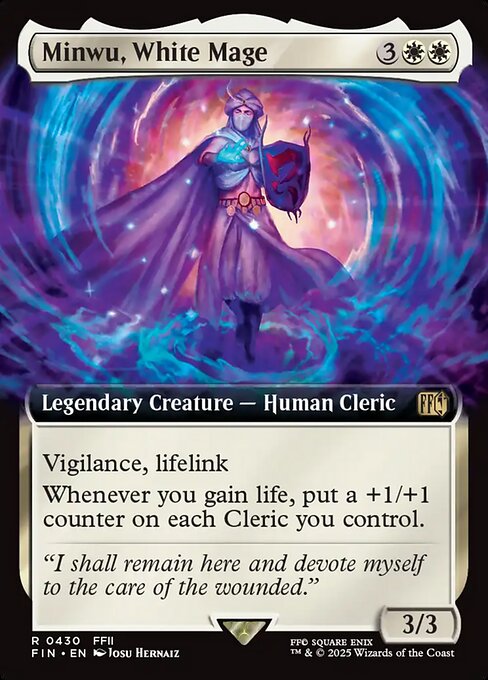 Minwu, White Mage - Foil