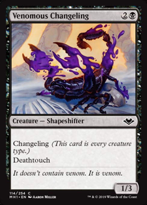 Venomous Changeling - Foil
