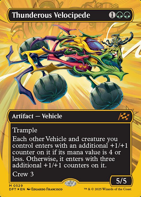 Thunderous Velocipede - First Place Foil