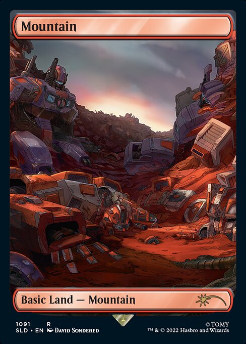 Mountain Full Art (1091) - Foil