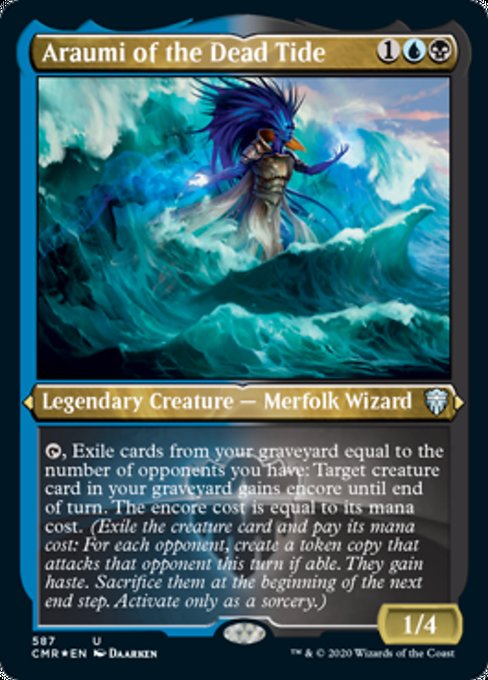 Araumi of the Dead Tide - Foil-Etched