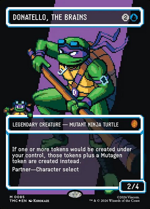 Donatello, the Brains - Surge Foil