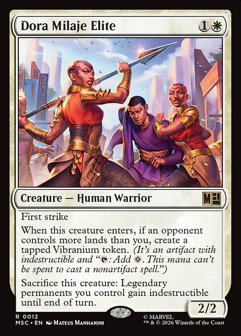 Dora Milaje Elite - Surge Foil
