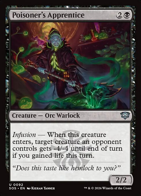 Poisoner's Apprentice - Foil