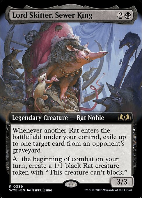 Lord Skitter, Sewer King - Foil