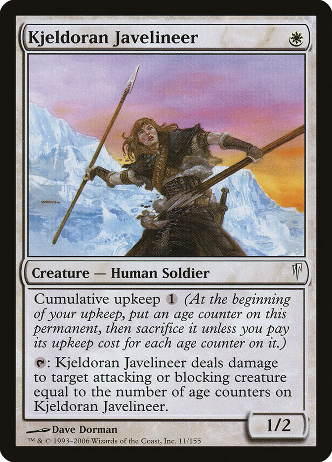 Kjeldoran Javelineer - Foil