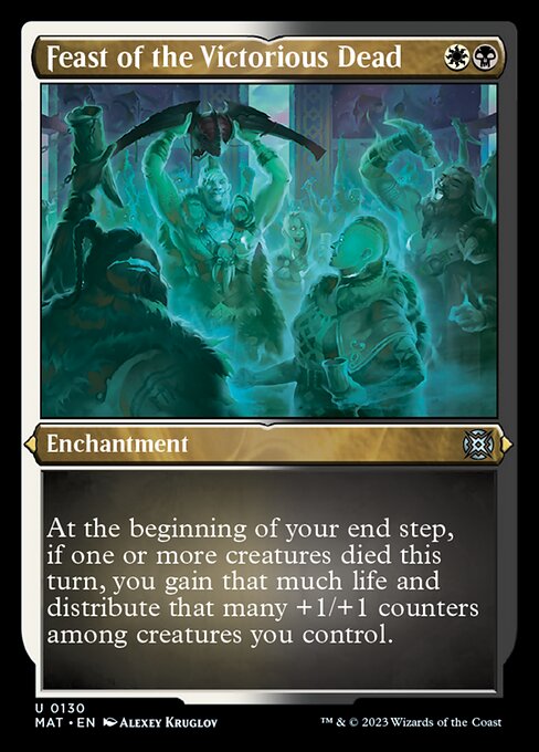 Feast of the Victorious Dead - Foil Etched