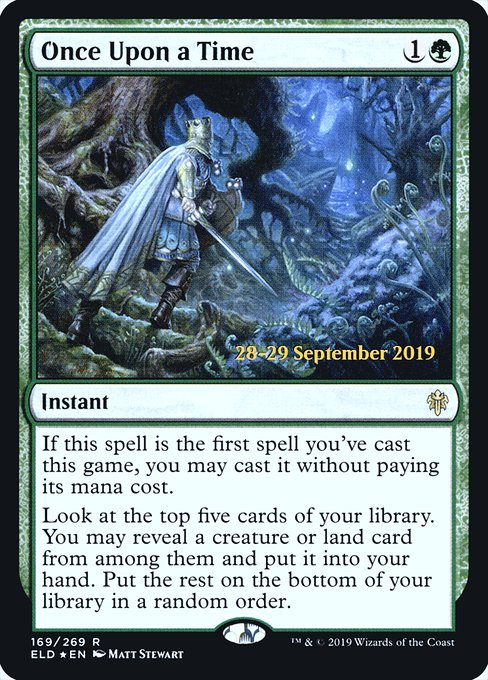 Once Upon a Time - Foil - Prerelease Promo