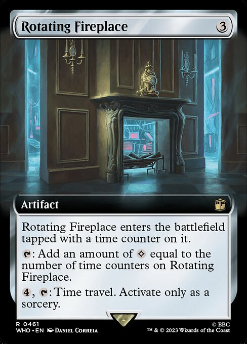 Rotating Fireplace - Foil