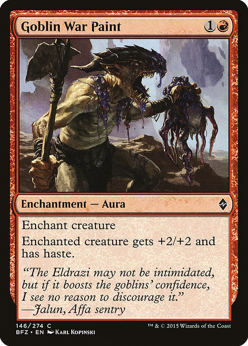 Goblin War Paint - Foil