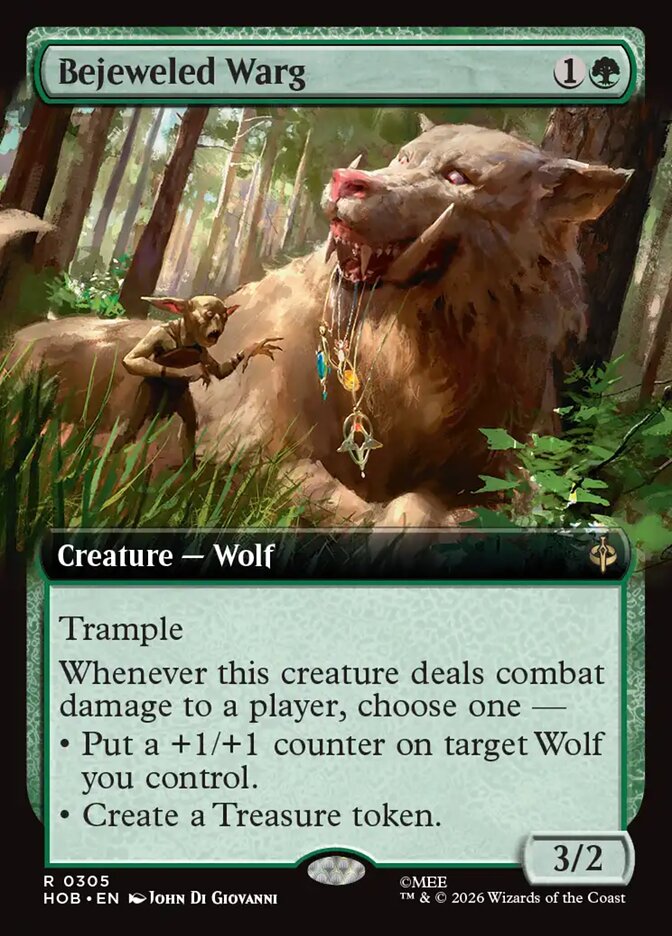 Bejeweled Warg - Foil
