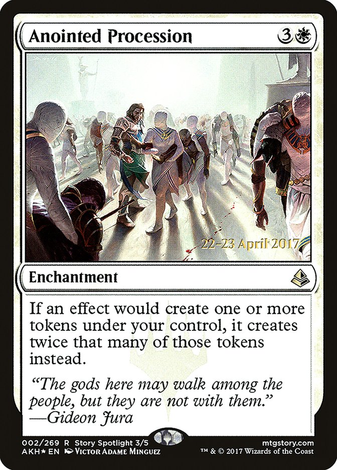 Anointed Procession - Foil - Prerelease Promo