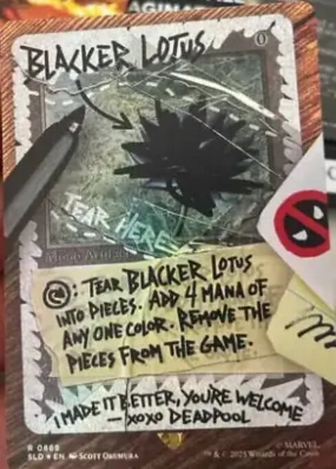 Blacker Lotus - Foil